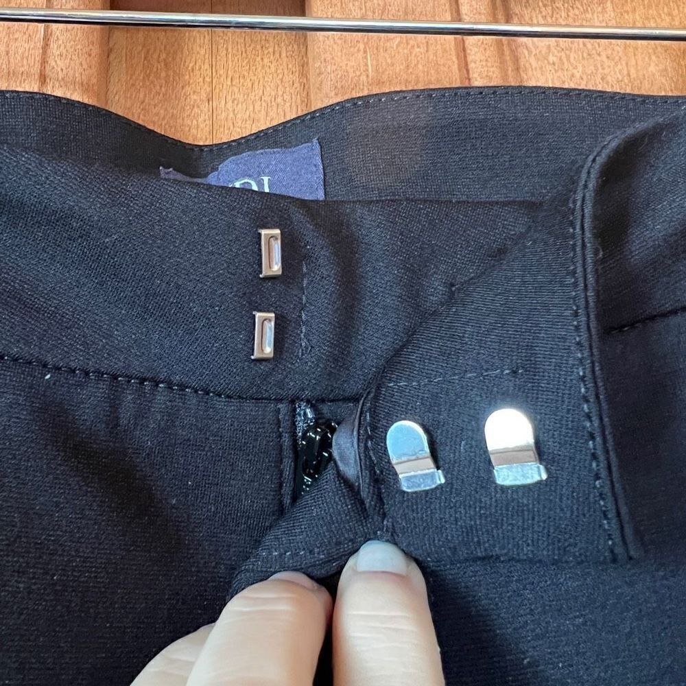 NYDJ Petite Ponte Trouser Black Size 16P - Picture 12 of 12